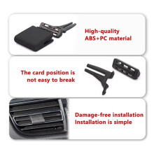 Front AC Vent Clips for  Macan 95B 2018-2023 Air Conditioner Outlet Grille Tab Paddles Left or Right