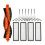 Spare Parts Accessories Kits Main Side Brush HEPA Filter Compatible for S40C / E101 1