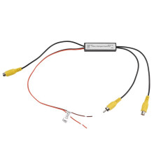 For RCA Video Intelligent Switcher for Car Reverse Camera Input AV for RCA Auto Switcher 2 in 1 Out Caravan Cam or Front