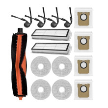 Repuestos para Aspiradora Robot, Compatibles con H50 PRO/OV42GL. Kit de Cepillo Lateral, Filtro, Paño de Mopa y Bolsa para el Polvo.