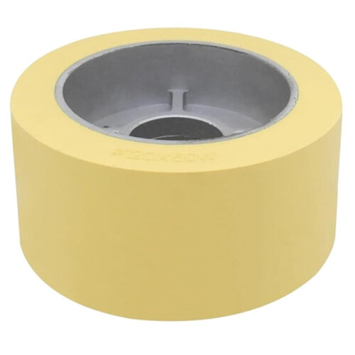2Pcs Power Stock Feeder Wheel Rubber Press Roller for Woodworking Milling Machine, Replacement Feed Roller