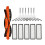Compatible with S40C E101 Robot Vacuum Accessory Kit Main Side Brush and HEPA Filter Replacement 2