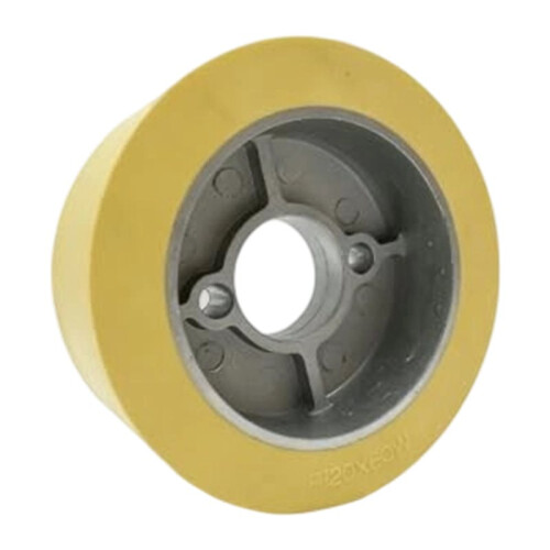 2Pcs Power Stock Feeder Wheel Rubber Press Roller for Woodworking Milling Machine, Replacement Feed Roller