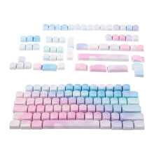 MOA PBT Keycaps Cute Caps Alice Split Space Keys for Mechanical Keyboard English Dream Sky
