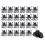24pcs Marine Grade Twist Lock Fasteners, Rust-Proof Coated Turn Button with Eyelet and Stud Mounting Screws 1