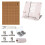 Weaving Board Set (12x16-Inch Double-Sided Grid Board), Includes T-Pins, Clips, Scissors, Cord-Suitable for DIY Crafting 1