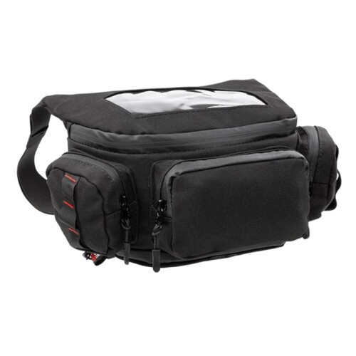 Motorcycle Front Mounted Bag Expandable Travel Bag Touchscreen Navigation Bag Multifunctional Storage Bag