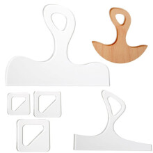 5Pcs Cutting Board Handle Template Set for Perfect Charcuterie Board Designs