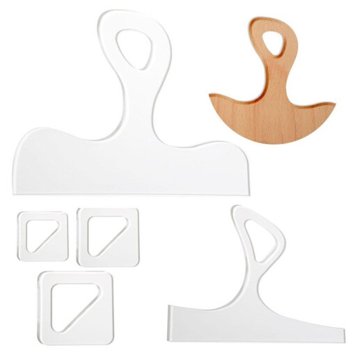 5Pcs Cutting Board Handle Template Set for Perfect Charcuterie Board Designs