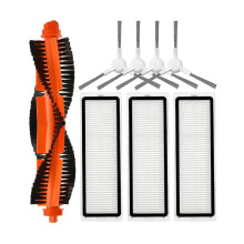 Spare Parts Accessories Kits Main Side Brush HEPA Filter Compatible for S40C / E101 Vacuum