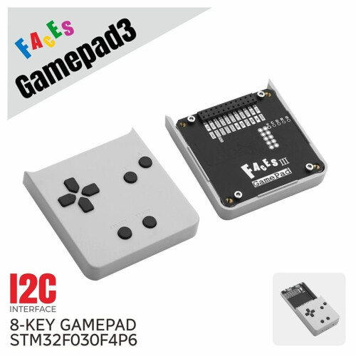 Faces Gamepad3 Game Control Input Panel 8-Key Game Controller Panel Faces Gamepad Panel V3.0 for Faces Bottom Series 1
