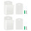 2 Supporti per Telecomando da Parete, Supporto Autoadesivo per Telecomando TV e Condizionatore, Colore Bianco. 1