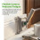 Paint Edger Trimmer with 2 Pads for Walls & Corners,Adjustable Angle Design,Sponge Paint Pad Applicator Gray 3