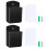 2 Supporti per Telecomando da Parete, Supporto Autoadesivo per Telecomando TV e Condizionatore, Colore Nero. 1