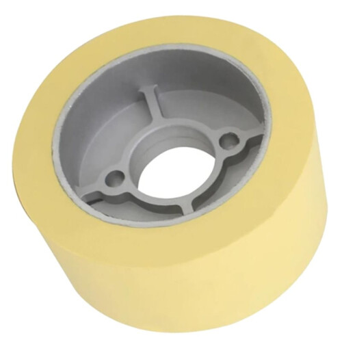 2Pcs Power Stock Feeder Wheel Rubber Press Roller for Woodworking Milling Machine, Replacement Feed Roller 2