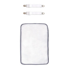 Ironing Board Cover & Pad - Thick Padded, Elastic Cord & Fasteners for Tabletop Boards Board Not Included