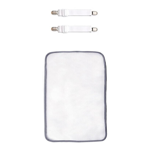 Capa e Protetor para Tábua de Passar Roupa - Acolchoado e Espesso, com Cordão Elástico e Fechos para Tábuas de Mesa. Tábua Não Incluída.