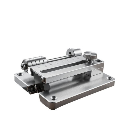 Leather Strap Cutter Machine, 80mm Adjustable Leather Cutting Tool with Scale Ruler, Strip Cutting Machine for Belts