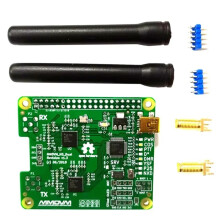 V1.3 for MMDVM_HS_Dual_Hat Duplex Hotspot Board Kit with USB Port Support P25 DMR YSF NXDN for Raspberry Pi