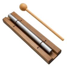 Sino de Mão para Cura, Meditação, com Baqueta de Madeira para Ioga, Oração, Concentração e Relaxamento. 1 Tom.