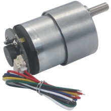 Motor de Redução CC JGB37-520 com Codificador Hall para Carro Autoequilibrado com Medição de Velocidade, 12 V CC, 530 RPM