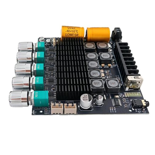 ZK-TB22 for  Amplifier Board HIFI Audio Multi-Input  USB AUX PC Car Subwoofer Speaker Upgrade Module 1