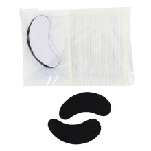 UV-Beschermende Zwarte Oogpatches voor Wimperverlenging, Ooggelpads, Hydrogelpadding, UV-Beschermende Stickers, Make-Uptools