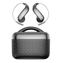 Auriculares 6.1 con Función de Traducción por IA, Pantalla Digital Inteligente, Auriculares con Doble Gancho para la Oreja, Auriculares