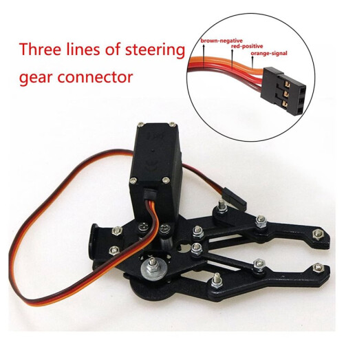 Premium Metal Robot Mechanical Claw Gripper with High Torque Servo for  Raspberry Pi Microbit DIY AI ROS 1
