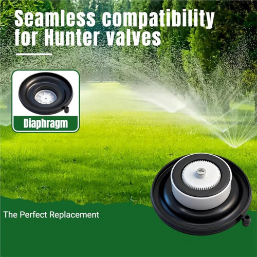 Replacement Diaphragm for Hunter 3/4" & 1" PGV, SRV, ASV Valves, 4-Pack Durable NBR Rubber, Double-Beaded Seal
