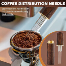 Espresso WDT Tool and Tamping Stand for ES601 ES701 Helps Break Clumps and Steady the Portafilter
