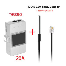 TH Elite THR320D 20A Wifi Temperature and Humidity Monitoring Work with DS18B20 Sensor EWELINK for Alexa