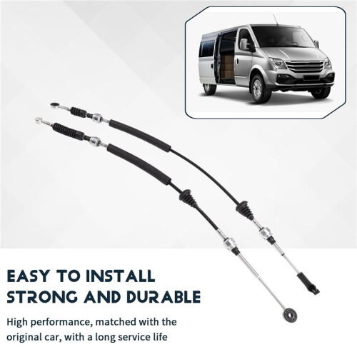 C00001382 C00034518 5-Speed Gear Gearshift Lever Linkage Control Cable Shift Selector  for SAIC MAXUS V80 2