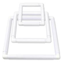 DISTINCTIVE STYLE Embroidery Hoop 3 PCS for StitchSet Rectangular Embroidery Hoops for Needlepoint Quilting Sewing