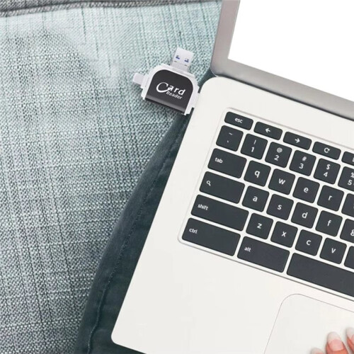 Multifunctionele Kaartlezer, Universele Micro-USB voor -Interface-Type-C TF -Kaartlezer voor Pc, Telefoon, Computer en Laptop