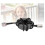 EM-25 Shortwave Choke Magnetic  Ferrite Core for RF Noise Suppression Power  Interference 1.8-30MHz 3