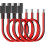 SAE Connector, 4-Pack SAE Single Plug Pigtail Extension Cable, 14AWG Pre-Stripped Bare Ends for Easy Wiring 1