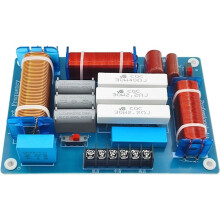 High-Power 600W Speaker Frequency Crossover 3-Way Adjustable Audio Crossover High-Mid-Low Sound Divider for Home Theater