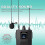 Professional Dual-Channel Wireless Lavalier Microphone Fixed Dual Frequency Wireless System Set for Stage Show Speech EU 5
