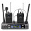 Professional Dual-Channel Wireless Lavalier Microphone Fixed Dual Frequency Wireless System Set for Stage Show Speech EU 1