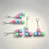 Mechanical Keyboard Clicker Keyring Cute Button Fidget Clicky Stress Relief Keycap Toy Gift 4