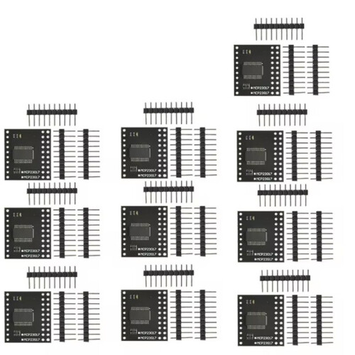 10PCS MCP23017/23S17 Serial Interface Module IIC I2C SPI Bidirectional 16-Bit I/O Expander Pins Serial Interface Module
