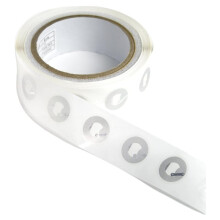 100 PCS Round NFC Tags Stickers - NTAG213 Chip, Blank, Adhesive Labels, RFID Tags, Rewritable, 137 Bytes Memory