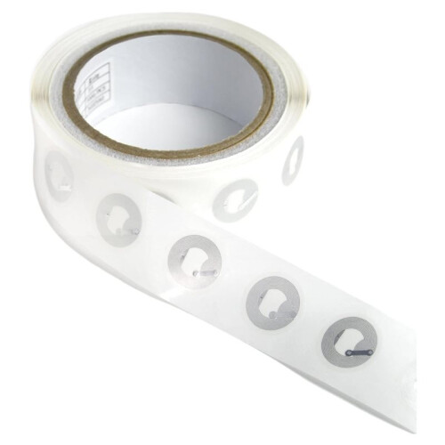 100 PCS Round NFC Tags Stickers - NTAG213 Chip, Blank, Adhesive Labels, RFID Tags, Rewritable, 137 Bytes Memory