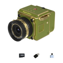 32G Retro Portable CCD 16X Digital 4K 64MP HD Double-Reflex Digital Camera for Beginner Photography D