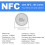 100 PCS Round NFC Tags Stickers - NTAG213 Chip, Blank, Adhesive Labels, RFID Tags, Rewritable, 137 Bytes Memory 6