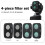 For  Pocket 4Pro UV Protection Lens CPL Polarizing Lens 1/4 Black Soft Filter ND Adjustable Filter 4