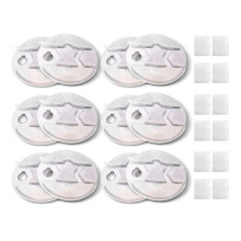 Replacement Filters for PETLIBRO Capsule PLWF008 2.1Gal/8L Dog Water Fountain with 5-Layer Filtration System 12+12