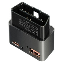 Universal Car OBD Power Extraction Device Dual USB A Type C Fast Charger Adapter Vehicle OBD Extension Charging Dock