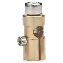 Brass Connector for Gas Discharge Lamps - 5mm Inner Diameter, Electrode Clamp for Xenon/Krypton Laser Welding Machines